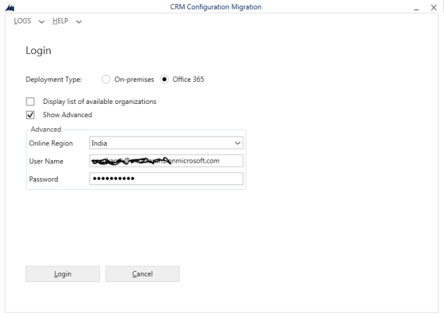Login to CRM
