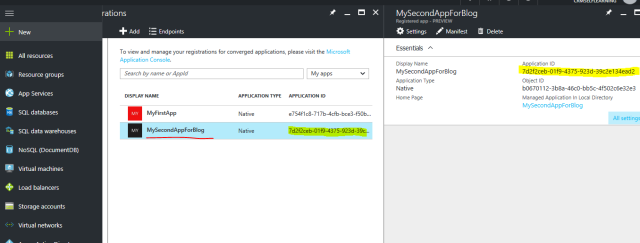 Generate Client Id for a application in Azure AD