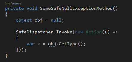 SafeDispatcher.Invoke