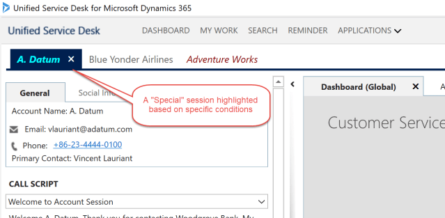 A Highlighted session